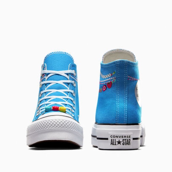 NWT Chuck Taylor All Star Lift Platform Embroidered Bracelet - Picture 5 of 8